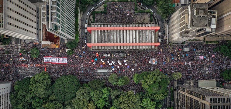 Av. Paulista - foto: Mdia Ninja