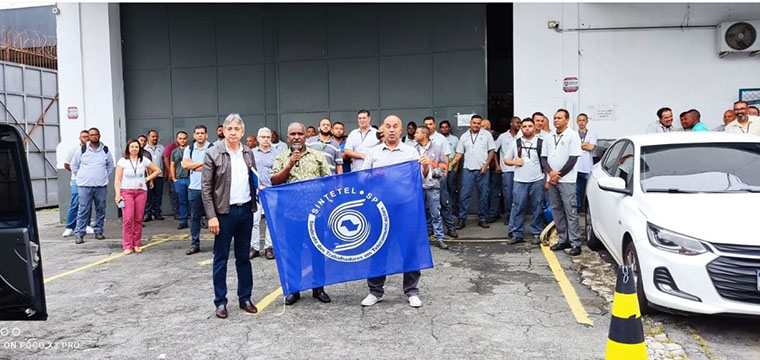 SINTETEL presente na luta pela vida, emprego e renda