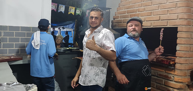 Churrasco no faltou em Bauru