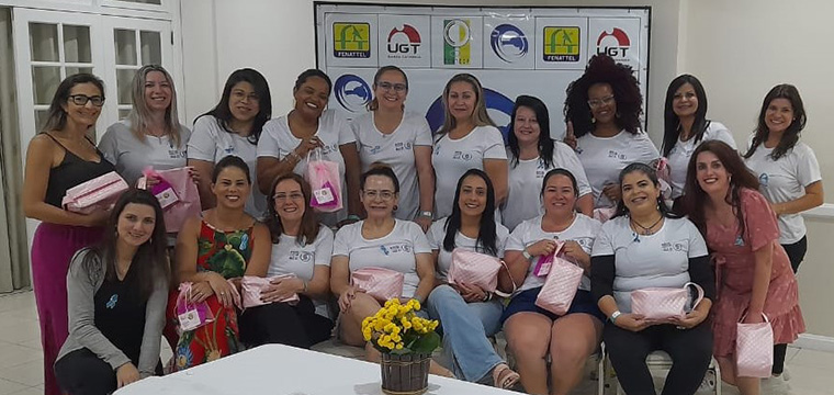 As participantes do evento