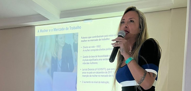 A advogada Carina Ardito falou sobre Os Direitos da Mulher no Mercado de Trabalho e a importncia do autocuidado