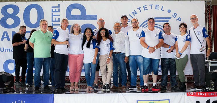 Equipe SINTETEL sempre unida