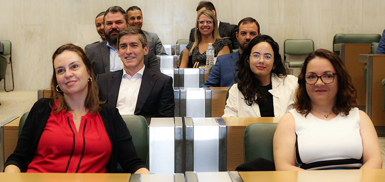 Lina Ferreira e Claudineia Amorim da British Telecom, Lus Pierre e Letcia Pires Martins da Sencinet, Rodrigo Rosa da Almaviva, Artur da Silva, Fernando Leal e Juliana Andrea da Logictel e Luis Felipe de Almeida da Procisa