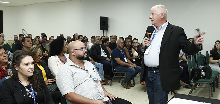 O assessor Sindical, Jos Lus Passos, foi o responsvel pela organizao do Congresso