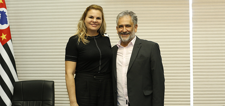 Deputada Carla Morando e Gilberto Dourado