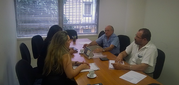 Sindicato em reunio com a Wisdom Brasil