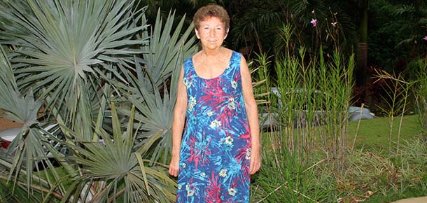 A aposentada Darcy Luzia da Cruz trabalhou na Telesp durante 29 anos