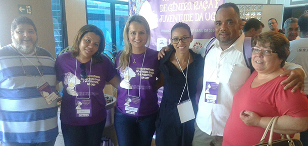 Dirigentes do Sintetel participam do evento 