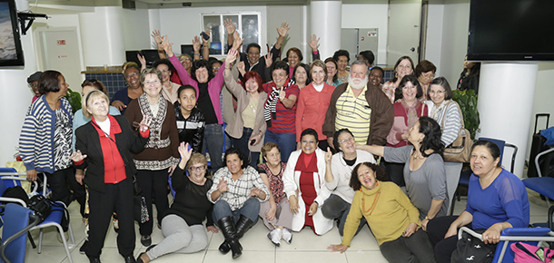 A sede do Sintetel, na capital, tambm foi palco de celebrao