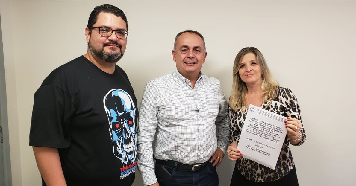 Entrega da pauta  Porto Seguro Telecom