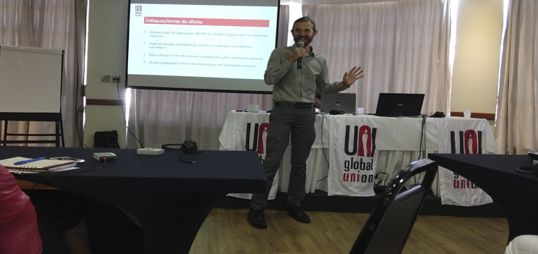 Alan Sable, Diretor de Organizao da UNI Amricas.