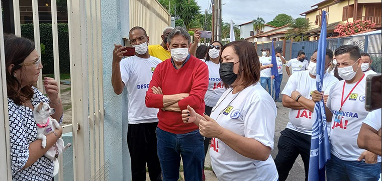 Dirigentes do SINTETEL solicitam audincia com a presidente da CCJ, a deputada Bia Kicis