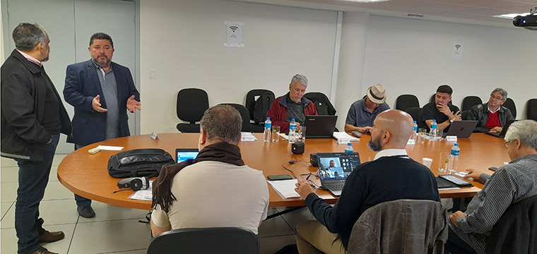 Washington Ap. dos Santos (Maradona), representante da UGT, discorre sobre a importncia da reviso da NR-10