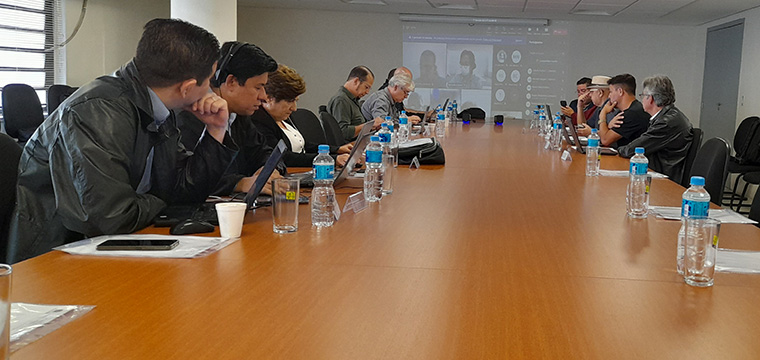 Reunio de Trabalho Tripartite hbrida (on line e presencial)