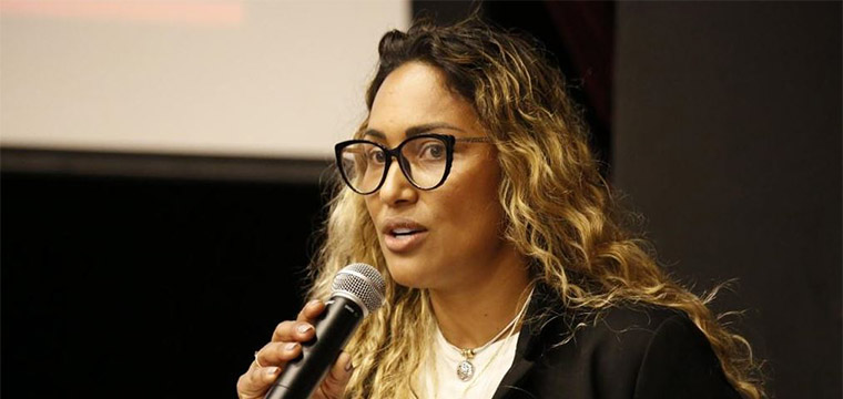 Daniela Dias, diretora Social do Siemaco, recebe a Juventude da UGT
