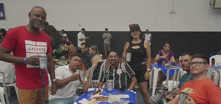 A categoria curte a festa