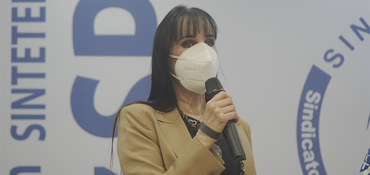 Vivien Suruagy, presidente da Feninfra, prestigiou o evento