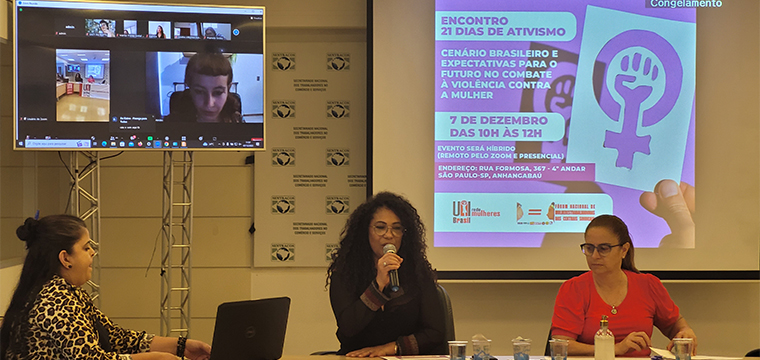 Rosilania Correia, dos Comercirios de SP, faz os direcionamentos finais 