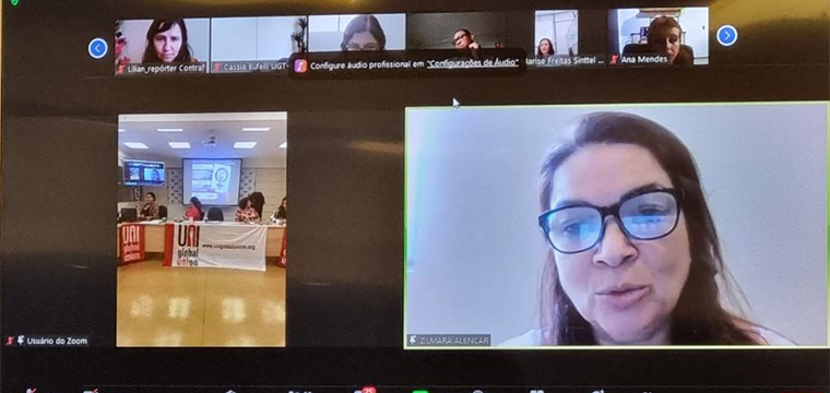 Dra. Zilmara David de Alencar, assessora parlamentar e sindical, apresentou um balano da equipe de transio e falou sobre as perspectivas para o novo governo