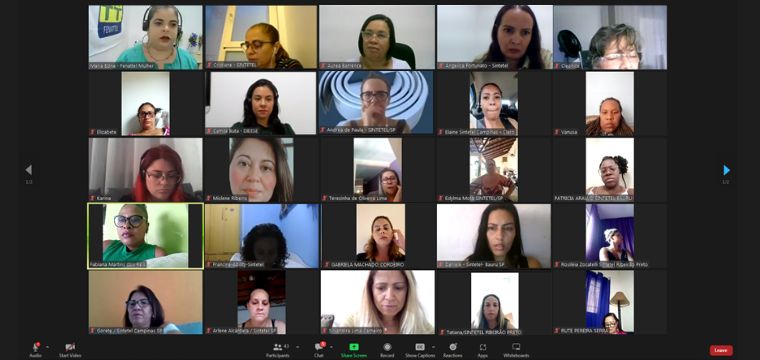  Mulheres da FENATTEL reunidas (tarde)