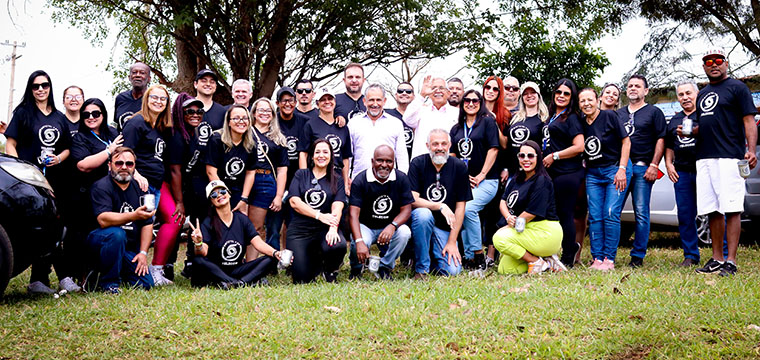 Equipe SINTETEL sempre trabalhando unida