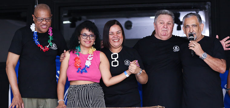 Alexsandra Lewandowski, da Neobpo (Mogi), ganhou uma bicicleta