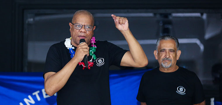 Alexandre Rocha, diretor Regional do ABCDM e Alto Tiet, agradece a presena da categoria