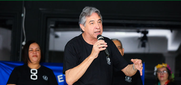 Marcos Milanez, diretor Regional do Vale do Paraba, prestigia o evento