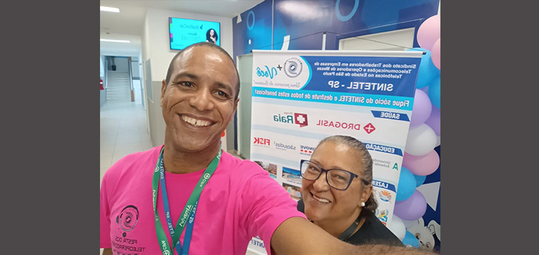 Planto Sindical - Almaviva Consolao. Delegados Sindicais, Luiz Gustavo e Ceclia