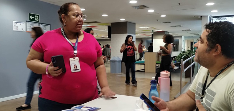 Planto Sindical - Atento So Bento. Delegado Sindical Alexandre Rosa