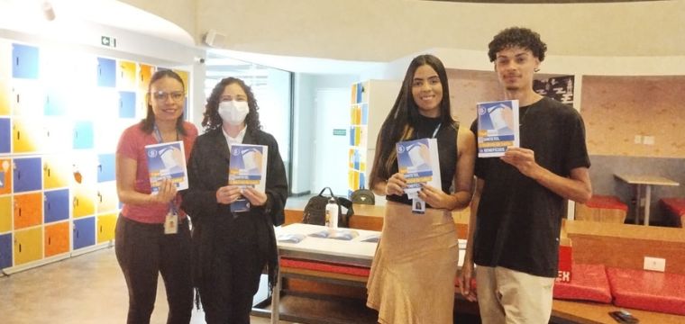 Delegada Sindical, Karen Anunciao, na Atento Sede