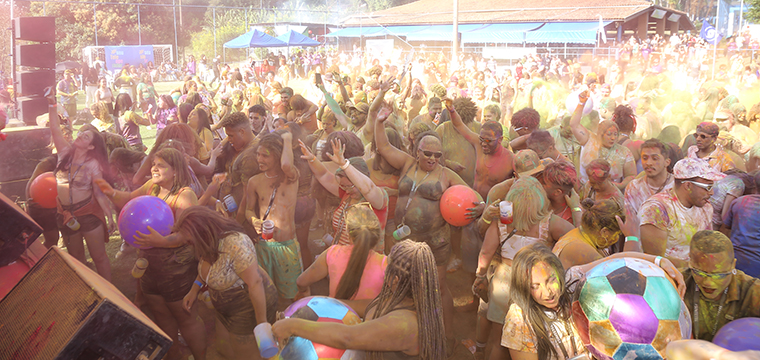 A festa das cores repetiu o sucesso