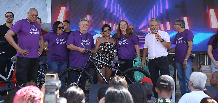 Naiara Gomes da VIVO ganhou uma bike