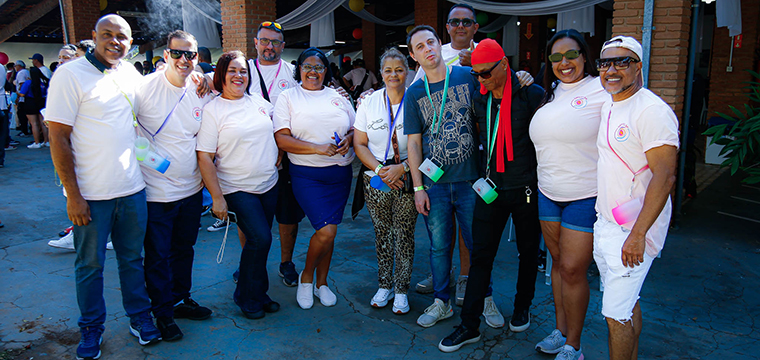 Representantes do ABCDM, Alto Tiet e Capital com a diretora Aurea Barrence