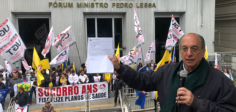 Ricardo Patah apresenta a Ao que ser levada  ANS e autoridades