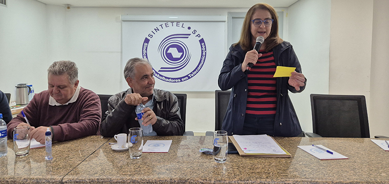 Cristiane do Nascimento, diretora Social do SINTETEL