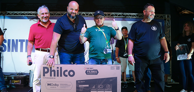 Josenildo Nascimento da Alcans ganhou uma TV