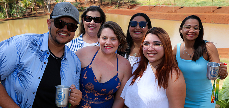 Trabalhadores se divertiram