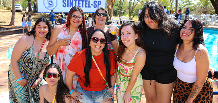 Mulheres marcam presena na festa
