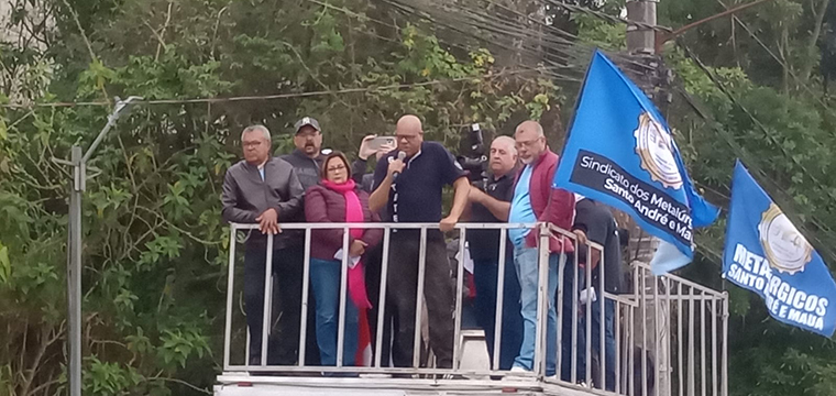 Diretor Regional do ABCDM e Alto Tiet, Alexandre Rocha, fala aos presentes