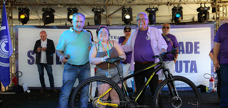 Iris Martins - Tel Rio Preto - ganhou uma bicicleta