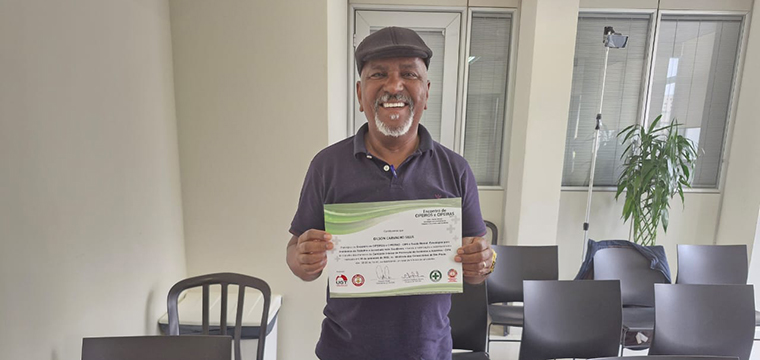 Diretor Gilson Carvalho no encontro de cipeiros