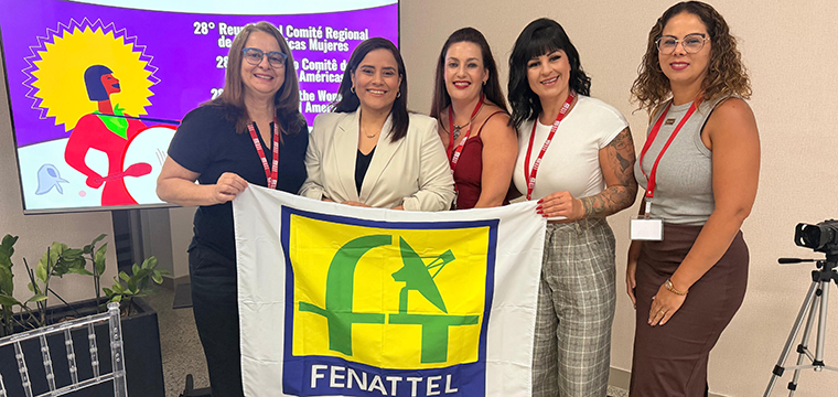 Delega��o brasileira com a vice-ministra, Dariana Mej�a Abud