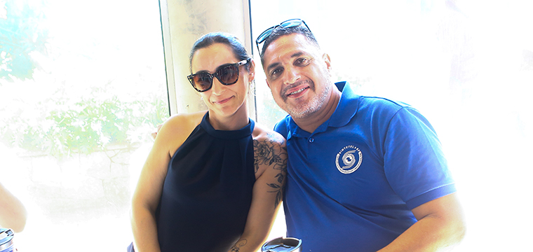 Diretor Regional do Vale do Para�ba, Alex Vilela com a esposa