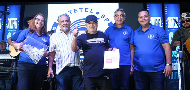 Benedito do Carmo, Aposentado daTelesp, foi um dos sorteados