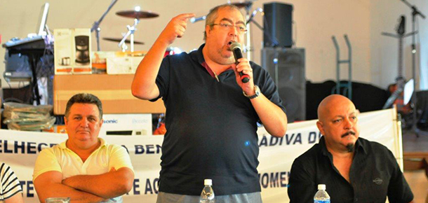 O presidente do Sindicato, Almir Munhoz falou da importncia dos convidados para a entidade.