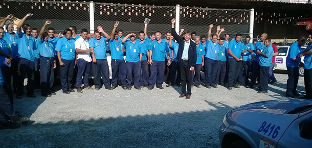 Trabalhadores da Ability Barueri comemoram segunda parcela do PPR