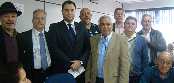 Os diretores regionais do Sindicato representaram o Sindicato